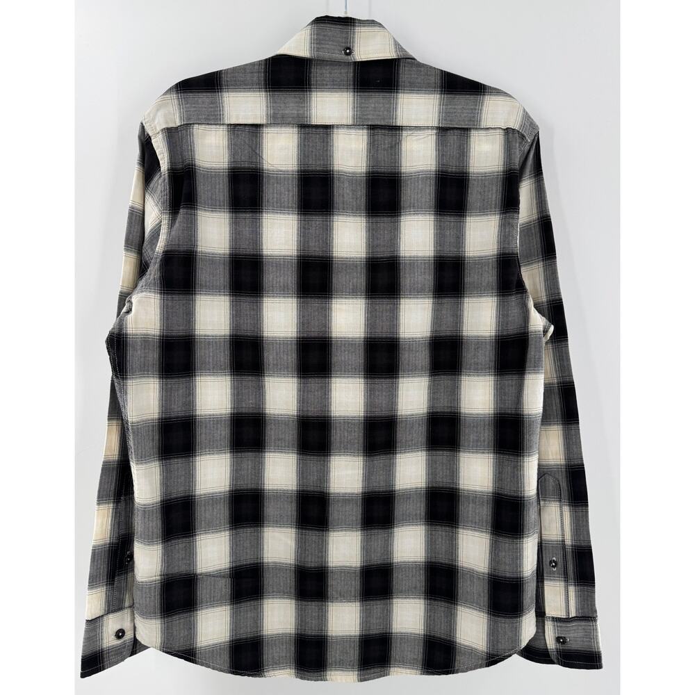 Taylor Stitch The Jack Everyday Oxford Coal Herringbone Check Shirt 40 M - Picture 2 of 7